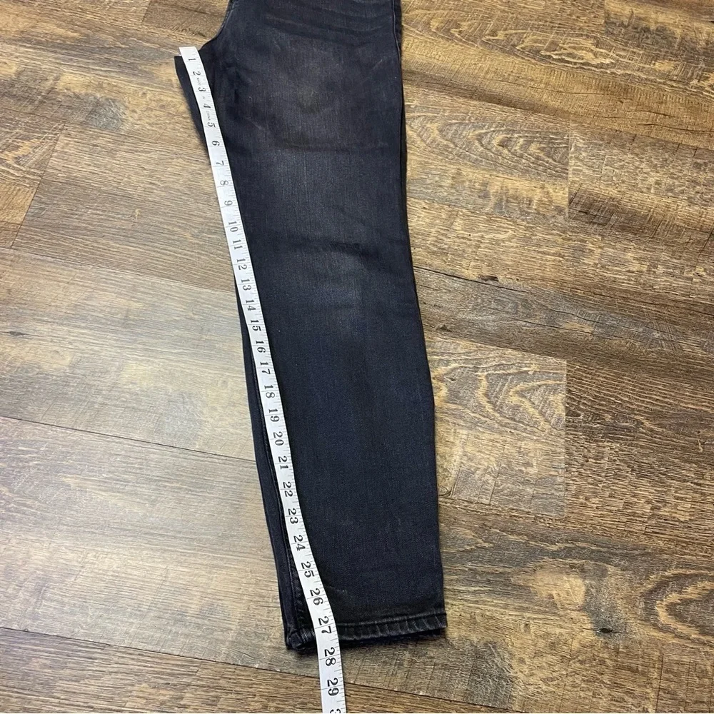 Abercrombie & Fitch The Skinny High Rise Jean Black Gray Charcoal Womens 29/8R